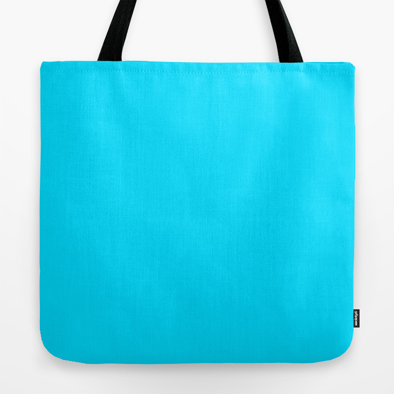 neon blue bag