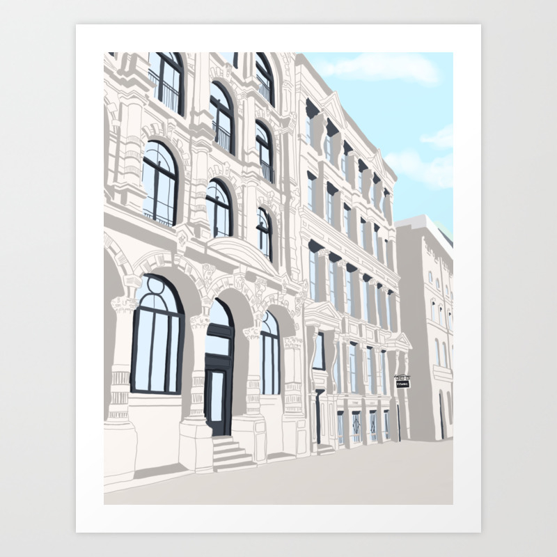 Montreal No 1 Art Print By Minthousestudio Society6