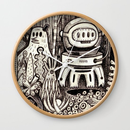 OGM GARDEN - La visite Wall Clock