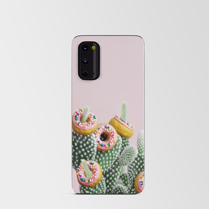 Donut Cactus In Bloom Android Card Case