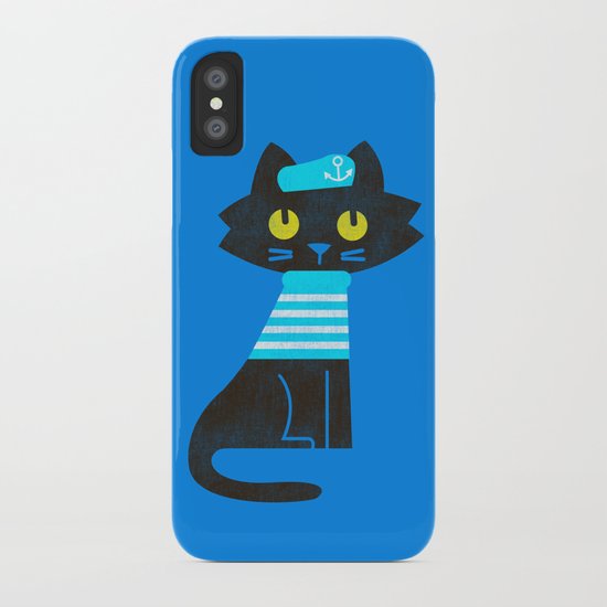 Fitz - Sailor cat iPhone Case