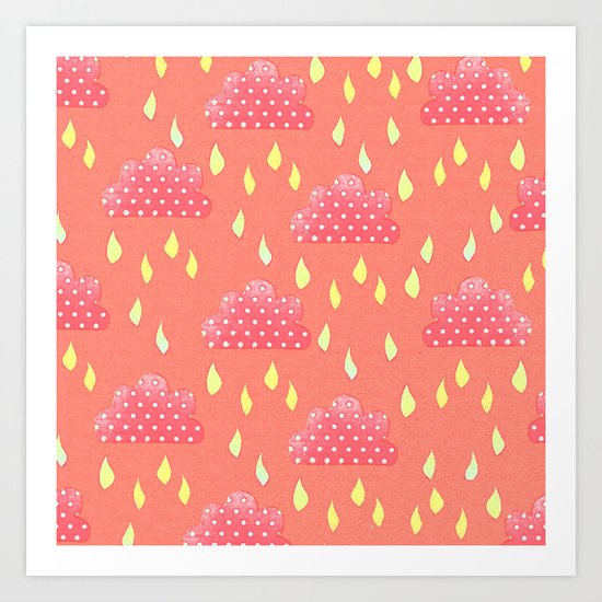 Summer Showers Art Print