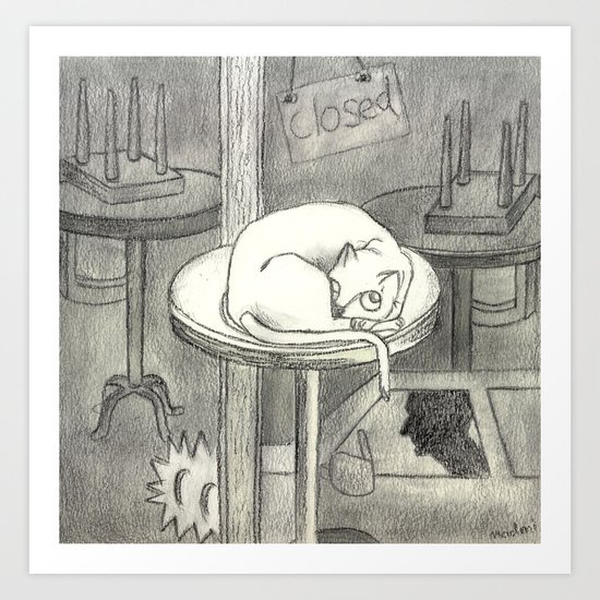 closed Art Print
