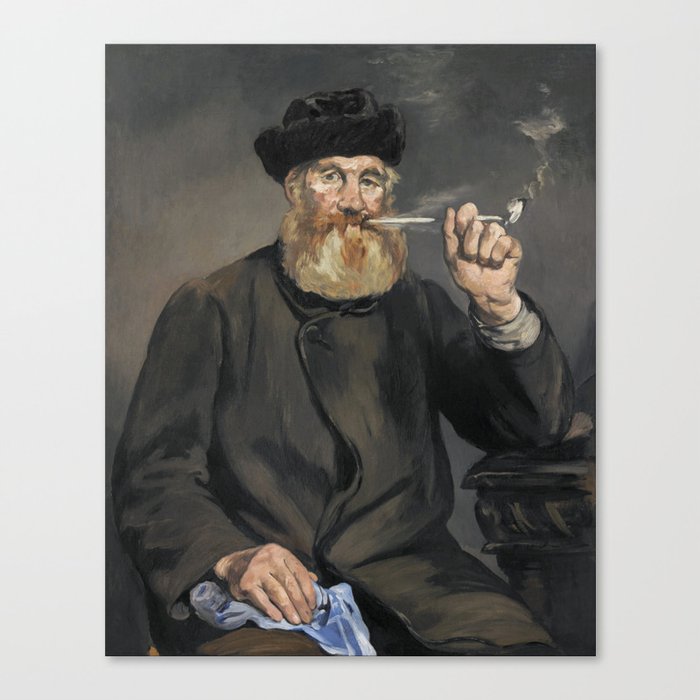 The Smoker (1866)  Canvas Print