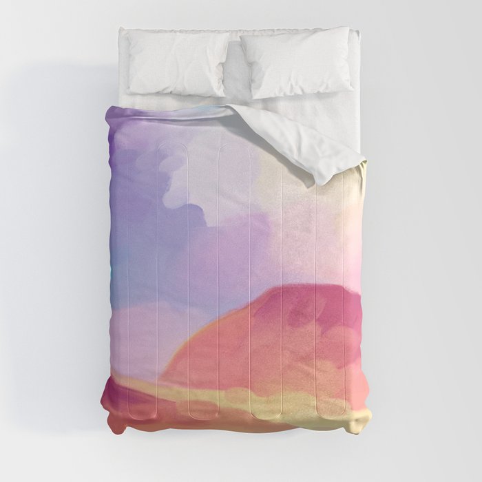 Dreamy Landscape Painting Comforter