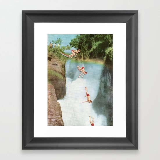 Diving Board Framed Art Print