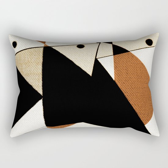 The Angular Birds Rectangular Pillow