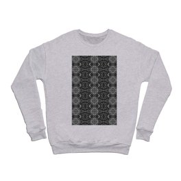 Liquid Light Series 30 ~ Grey Abstract Fractal Pattern Crewneck Sweatshirt