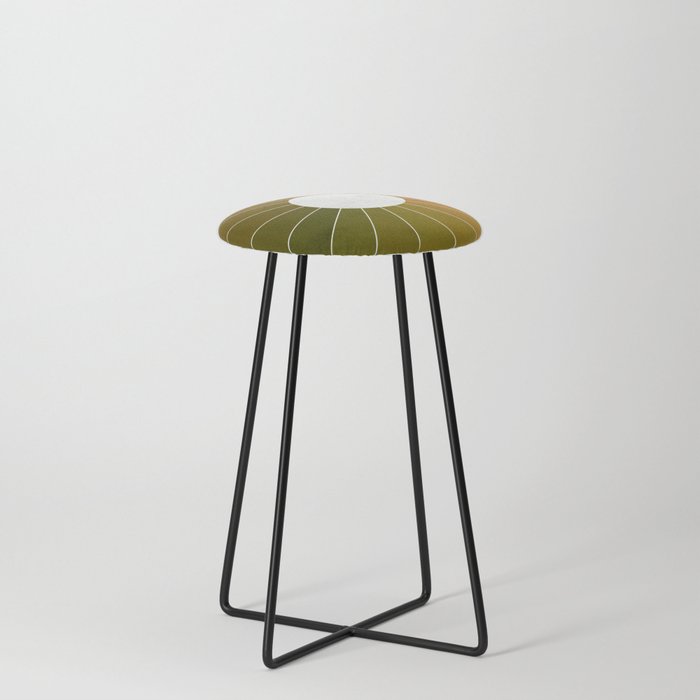 Scale of Autumn Hues Counter Stool