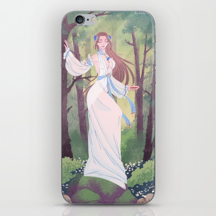 Elf fantasy woman 4 iPhone Skin