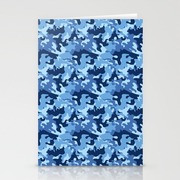 Navy Army camouflage Pattern  Stationery Cards