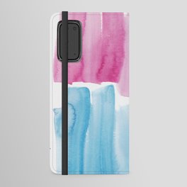 19   Abstract Expressionism Watercolor Painting 220331 Minimalist Art Valourine Original  Android Wallet Case