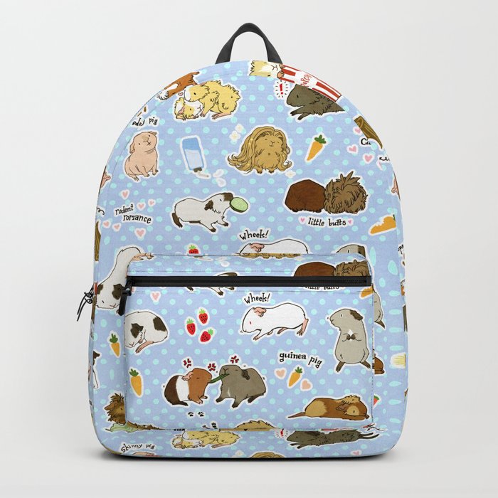 Drawstring Backpack Cute Guinea Pigs Gym Bag