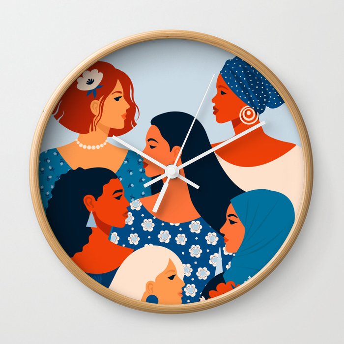 Worldwide Women Wall Clock