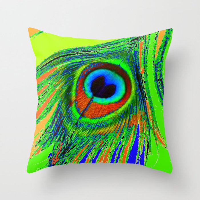 Feather design throw new arrivals pillows