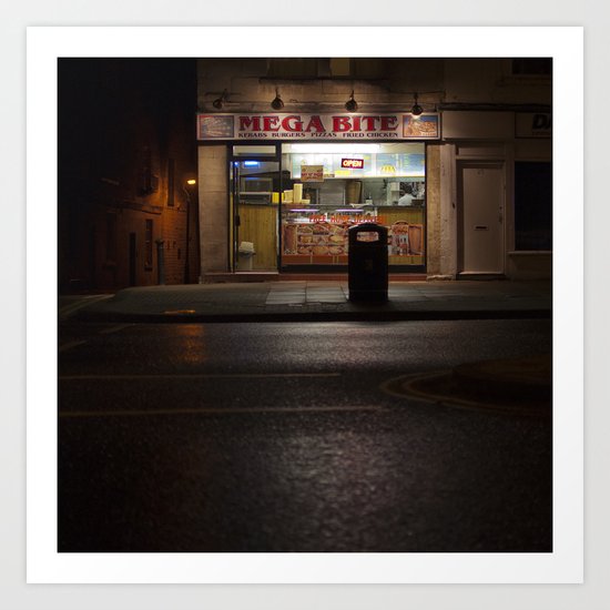 a welcoming light... Art Print