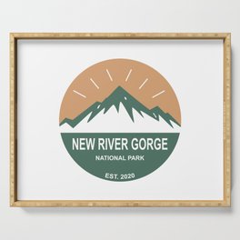 New River Gorge National Park Serving Tray