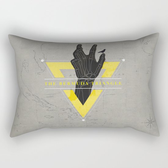 The Bermuda Triangle Rectangular Pillow