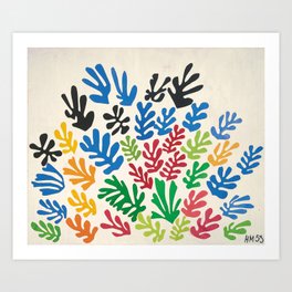 Leaf Cutouts by Henri Matisse (1953) Art Print