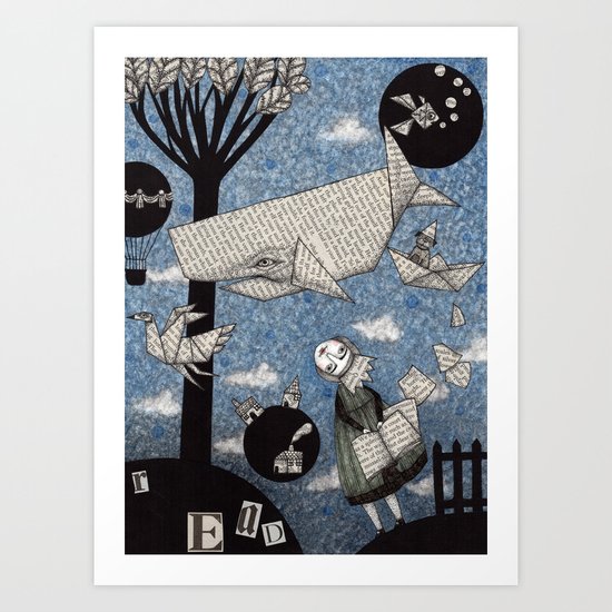 When I read... Art Print