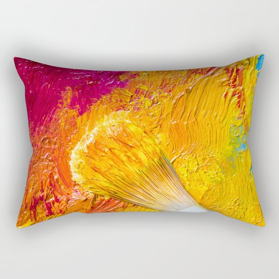 oil painting Rectangular Pillow