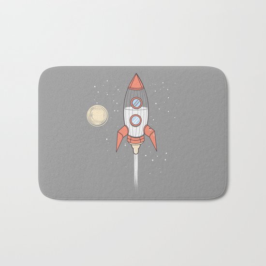 Bottle Rocket Bath Mat