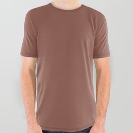 Spectacled Duck Brown All Over Graphic Tee