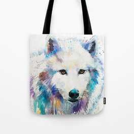Arctic Wolf Tote Bag