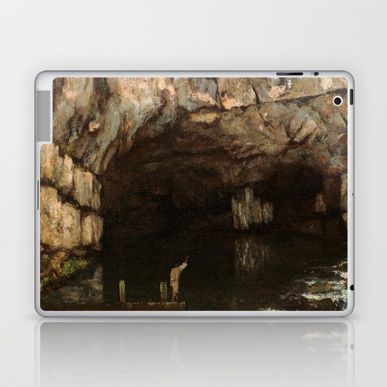 La Grotte de la Loue, Source of the Loue, 1864 by Gustave Courbet Laptop & iPad Skin