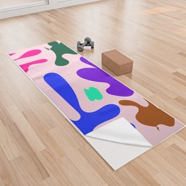 3  Henri Matisse Inspired 220527 Abstract Shapes Organic Valourine Original Yoga Towel