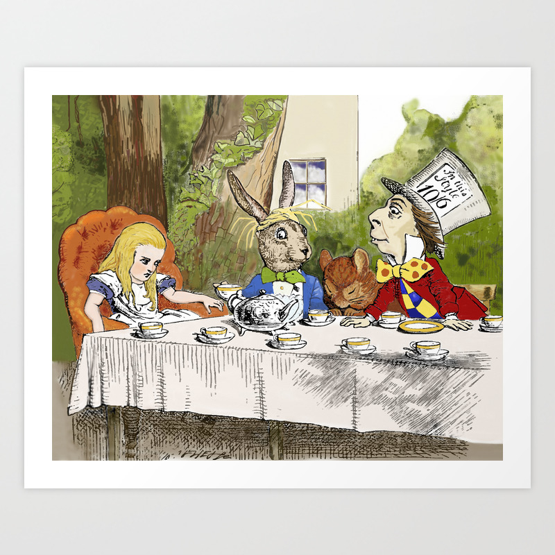 Lewis Carroll Alice S Adventures In Wonderland Art Print By