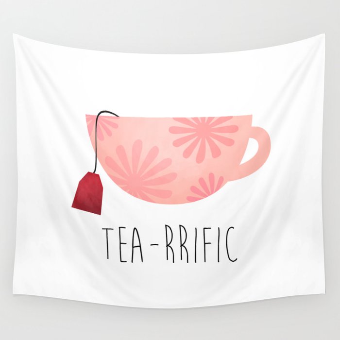 Tea-rrific Wall Tapestry