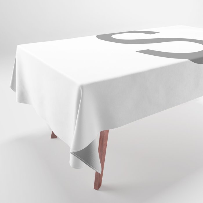 LETTER S (GREY-WHITE) Tablecloth