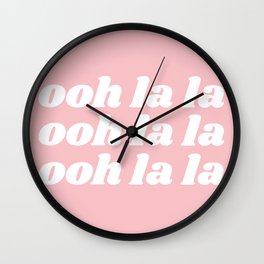 ooh la la Wall Clock