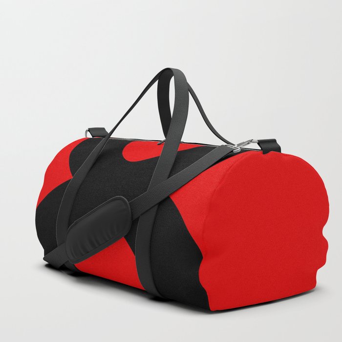 Number 8 (Black & Red) Duffle Bag