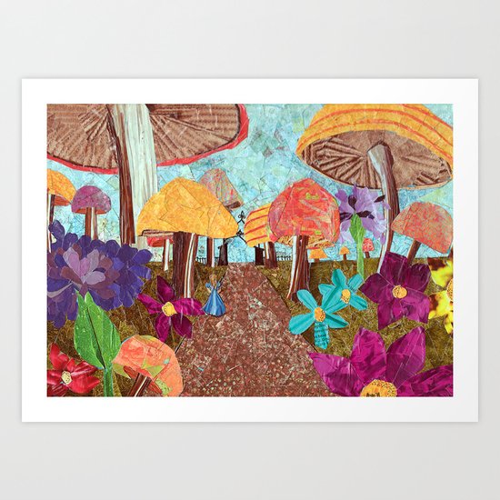 Alice in the Forest Art Print