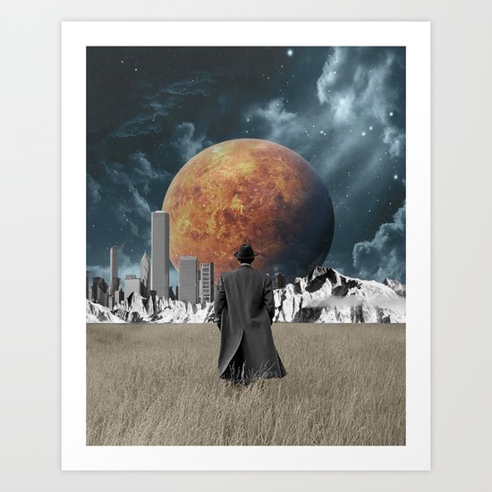 Out of the past & into the future Art Print