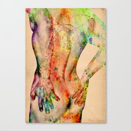 male nude art 1 Canvas Print