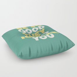 Be So Good They Can't Ignore You Floor Pillow