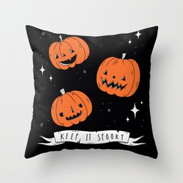 Keep It Spooky Throw Pillow