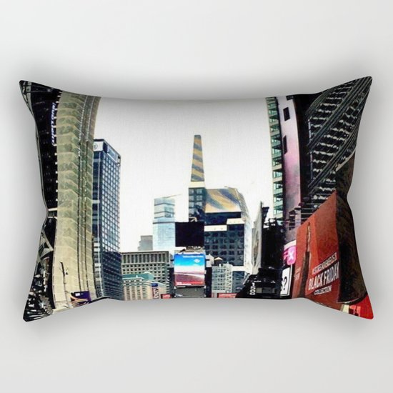 Downtown New York City Rectangular Pillow