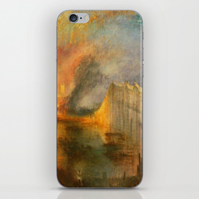 Joseph Mallord William Turner The Burning of the Houses of Parliament iPhone Skin