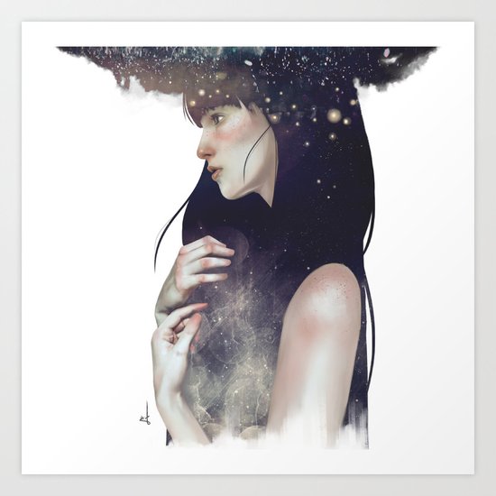 Crown of Stars Art Print