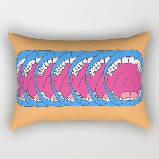 Finding A Place To Talk Rectangular Pillow