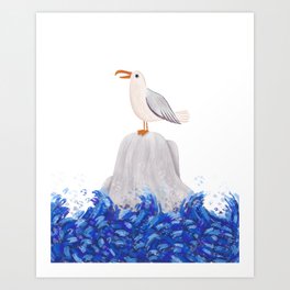 Seagull Art Print