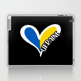Love Ukraine Heart Laptop Skin