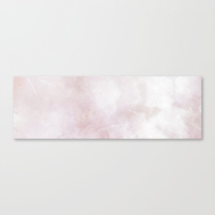 Soft purple rose white scrapbook Canvas Print