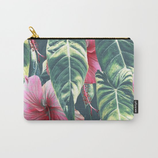 Wild Hibiscus #society6 #decor #buyart Carry-All Pouch