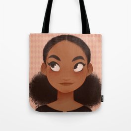 FLUFFY BUNS Dominican Girl Tote Bag