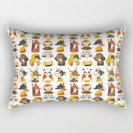 The Masquerade Rectangular Pillow
